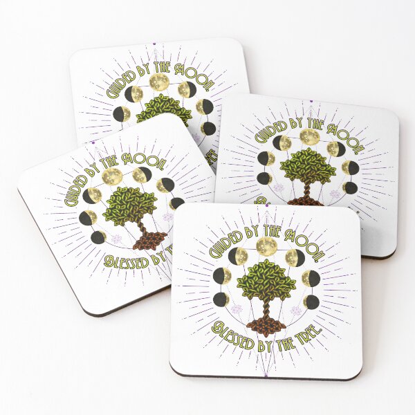 Item preview, Guided By The Moon, Blessed By The Tree designed and sold by TheMoonlightShop.