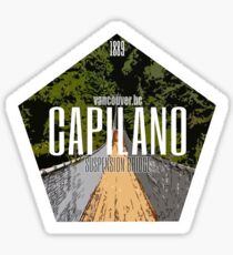 Capilano Suspension Bridge Badge Sticker