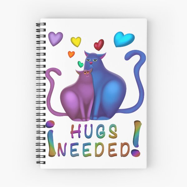 Item preview, Hugs Needed: Rainbow Cat Love designed and sold by Elizarfa.