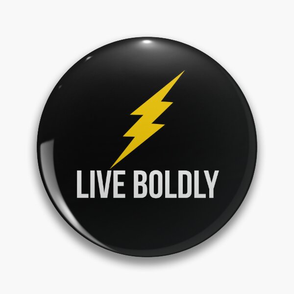 Item preview, Live Boldly - white designed and sold by VasInd.