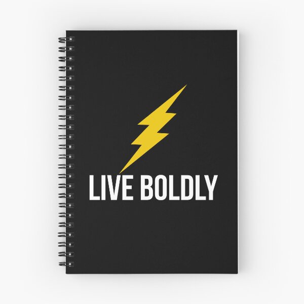 Item preview, Live Boldly - white designed and sold by VasInd.