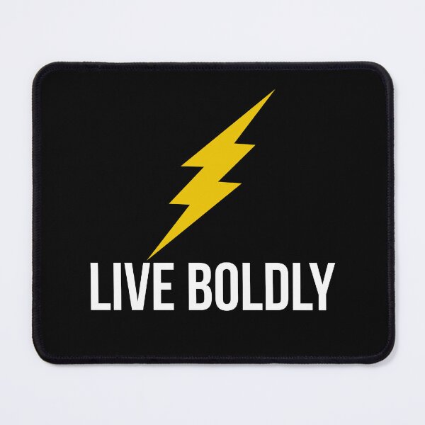 Item preview, Live Boldly - white designed and sold by VasInd.