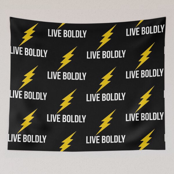 Item preview, Live Boldly - white designed and sold by VasInd.