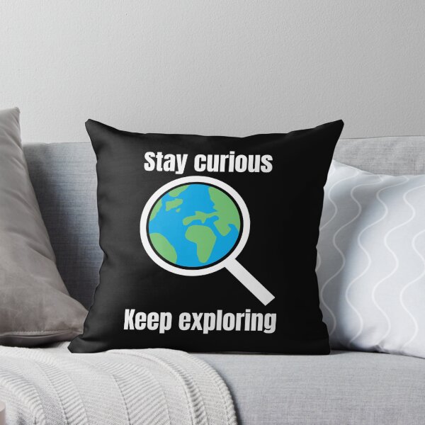 Item preview, Stay curious Keep exploring - white designed and sold by VasInd.