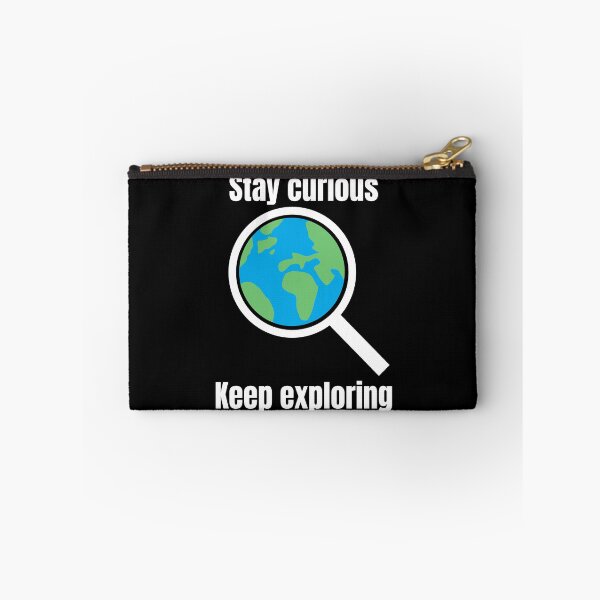 Item preview, Stay curious Keep exploring - white designed and sold by VasInd.