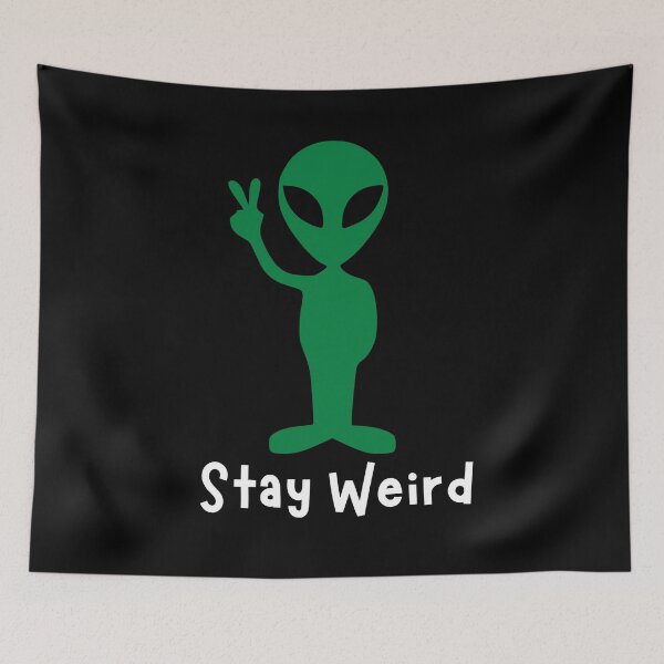 Item preview, Stay Weird - white designed and sold by VasInd.
