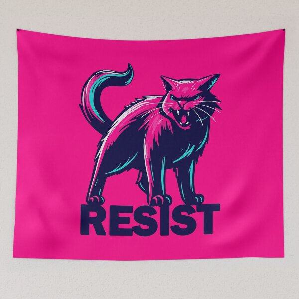 Item preview, Resist Cat designed and sold by KilkennyCat Art.