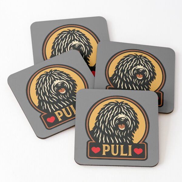 Item preview, I Love Puli Hungarian Sheepdogs designed and sold by AntiqueImages.