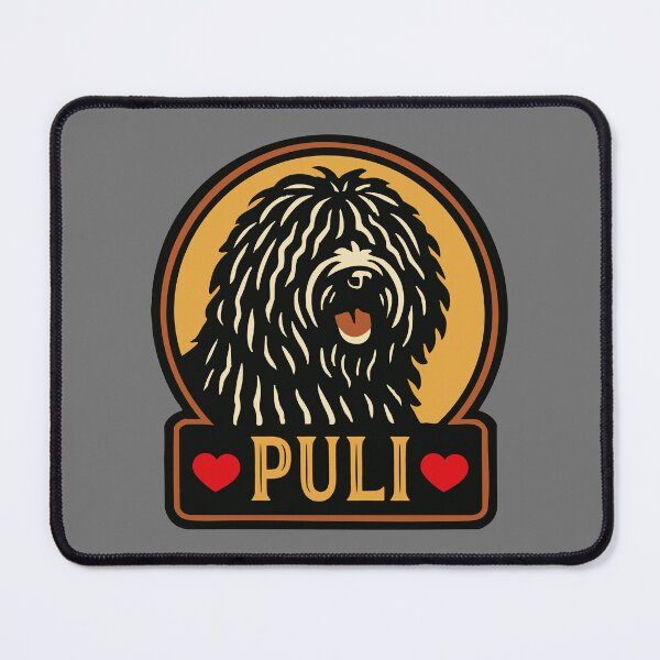 Item preview, I Love Puli Hungarian Sheepdogs designed and sold by AntiqueImages.