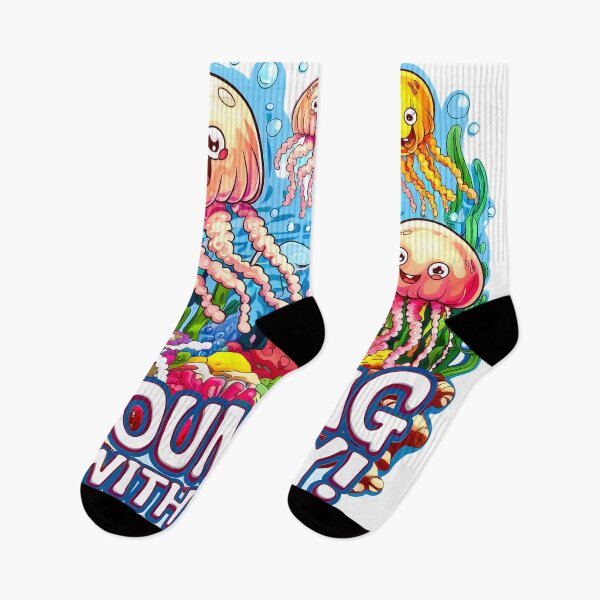 Item preview, Jelly Jumpers Bounce Joy T-Shirt designed and sold by MysticNest Studio.