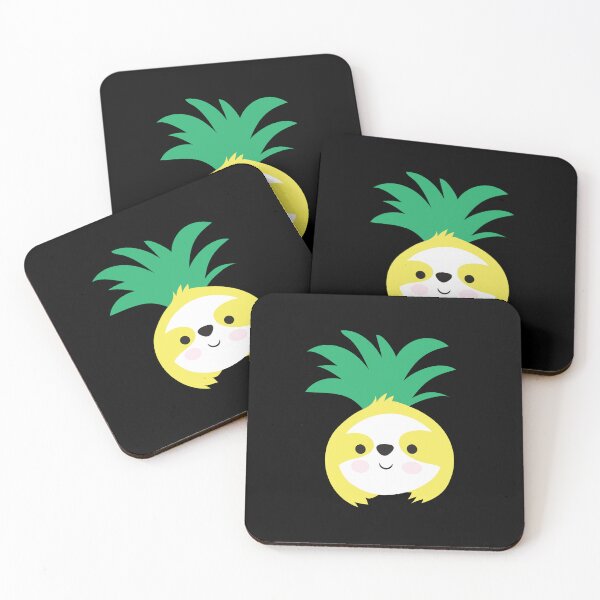 Item preview, Simpler Sloth face pineapple designed and sold by jazzydevil.