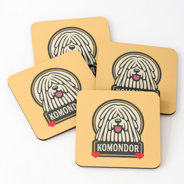 Item preview, Komondor Hungarian Sheepdog Mop Dog with Dreads designed and sold by AntiqueImages.