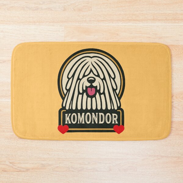 Item preview, Komondor Hungarian Sheepdog Mop Dog with Dreads designed and sold by AntiqueImages.