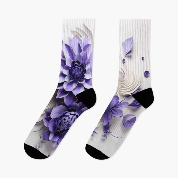 Item preview, Elegant Purple Paper Flower Art designed and sold by StyleTee11.