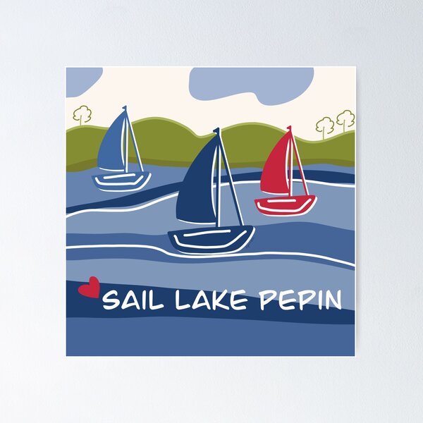 Item preview, Sail Lake Pepin designed and sold by sandyyoungerart.