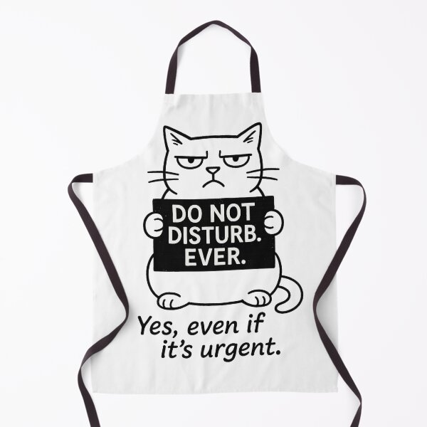 Item preview, Do Not Disturb – Funny Cat Quote for Introverts & Boundaries designed and sold by JustMeditateIt.