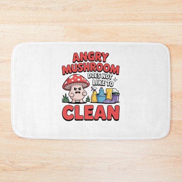 Item preview, Angry mushroom does not like to clean designed and sold by Mateusz Majcherek.