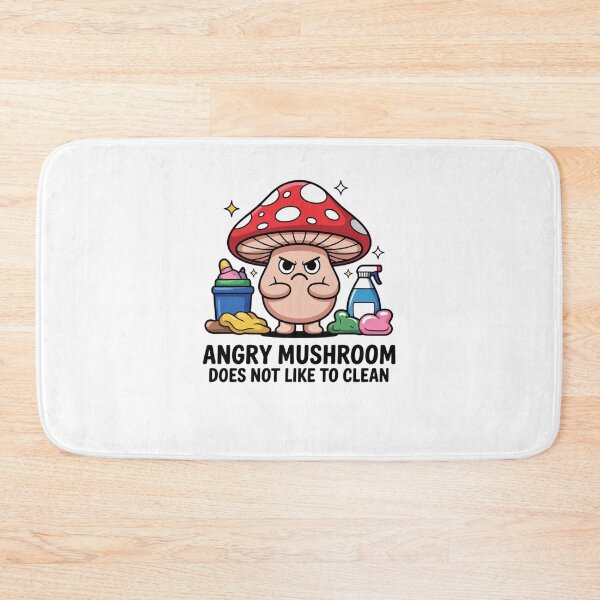 Item preview, Angry mushroom does not like to clean designed and sold by Mateusz Majcherek.