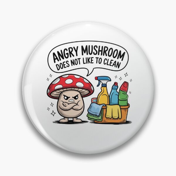 Item preview, Angry mushroom does not like to clean designed and sold by Mateusz Majcherek.