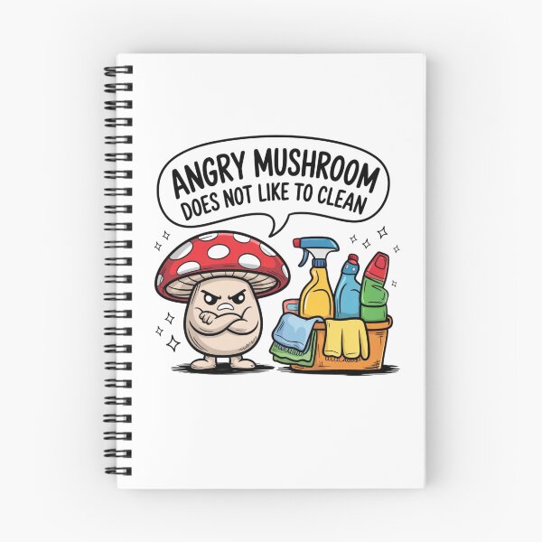 Item preview, Angry mushroom does not like to clean designed and sold by Mateusz Majcherek.