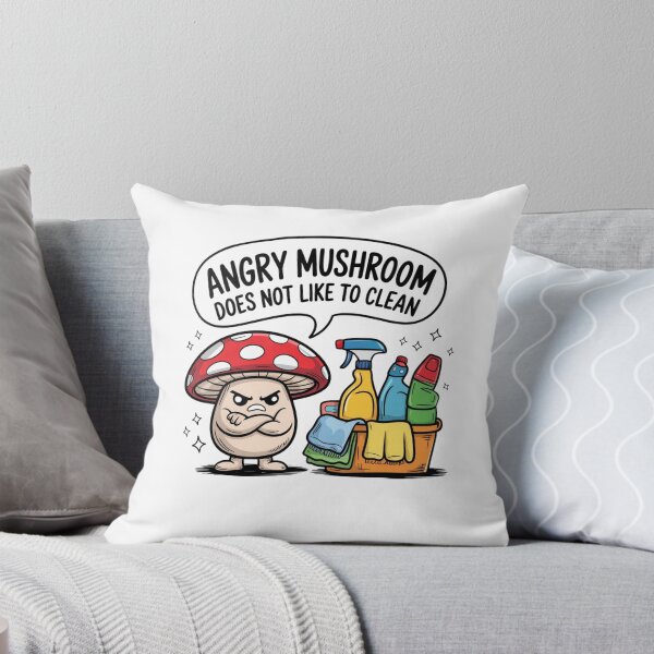 Item preview, Angry mushroom does not like to clean designed and sold by Mateusz Majcherek.