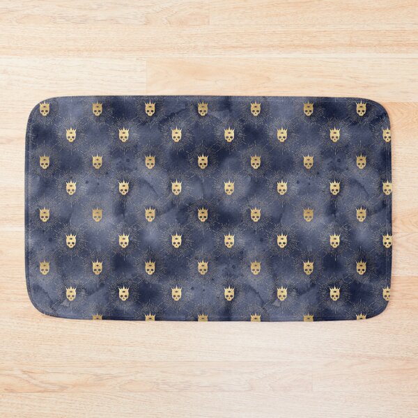 Item preview, skull design in blue wallpaper  designed and sold by Watchyyy.