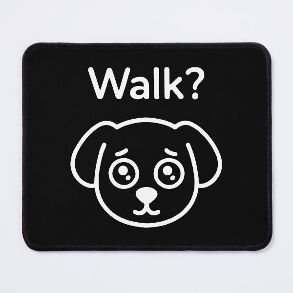 Item preview, Dog Ask For a Walk designed and sold by TinyDoodles.