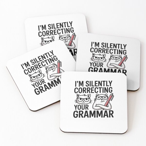 Item preview, I'm Silently Correcting Your Grammar designed and sold by Mateusz Majcherek.