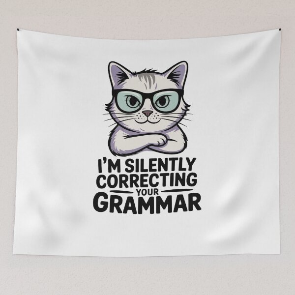 Item preview, I'm Silently Correcting Your Grammar designed and sold by Mateusz Majcherek.