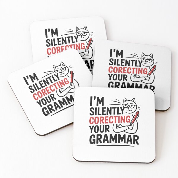 Item preview, I'm Silently Correcting Your Grammar designed and sold by Mateusz Majcherek.