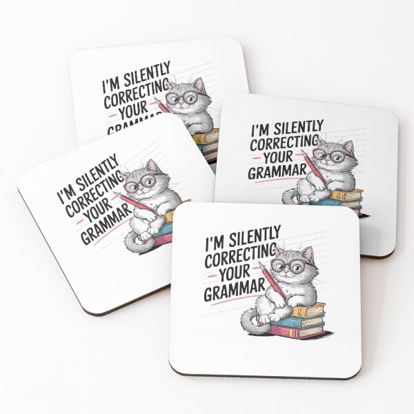 Item preview, I'm Silently Correcting Your Grammar designed and sold by Mateusz Majcherek.