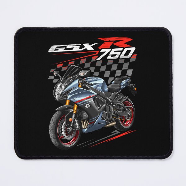 Item preview, Suzuki GSXR 750 2023 (Glass Sparkle Black & Glass Matte Mechanical Gray) for Motorcycle Riders designed and sold by MotoApparelHub.