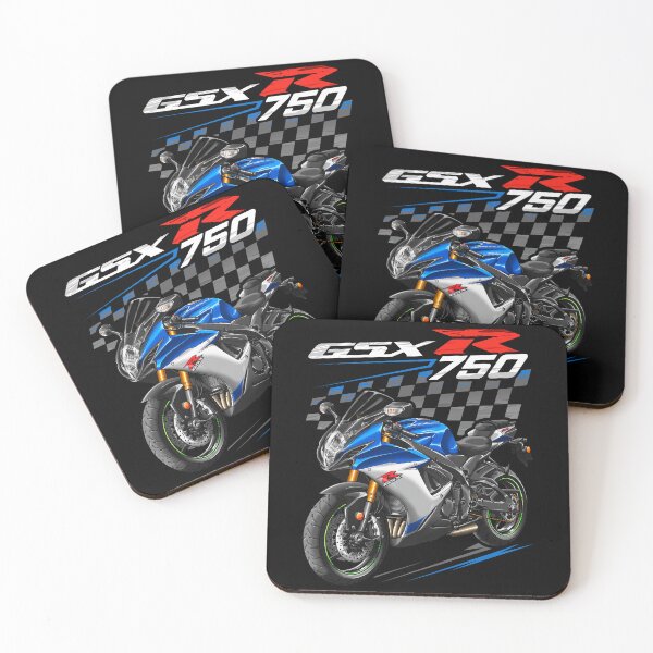 Item preview, Suzuki GSXR 750 2023 (Metallic Triton Blue & Metallic Mystic Silver) for Motorcycle Riders designed and sold by MotoApparelHub.