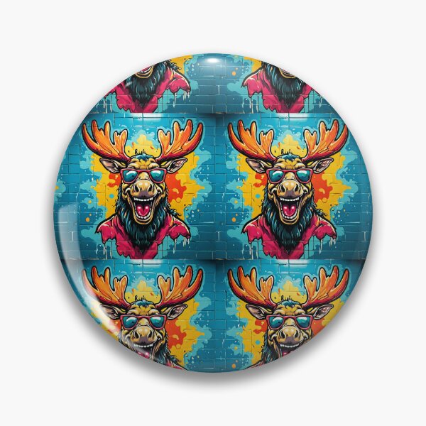 Item preview, Laughing Moose Heads designed and sold by Zenvo.