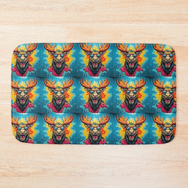 Item preview, Laughing Moose Heads designed and sold by Zenvo.
