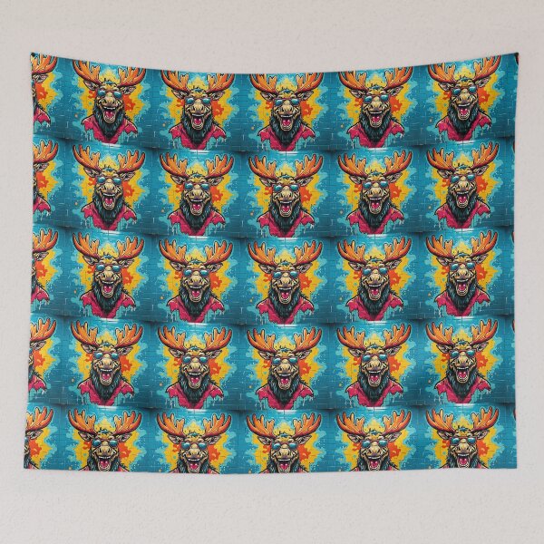 Item preview, Laughing Moose Heads designed and sold by Zenvo.