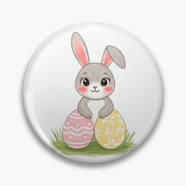 Item preview, Easter Bunny with egg - HAPPY EASTER designed and sold by JustSlay28.