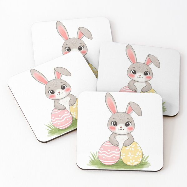 Item preview, Easter Bunny with egg - HAPPY EASTER designed and sold by JustSlay28.