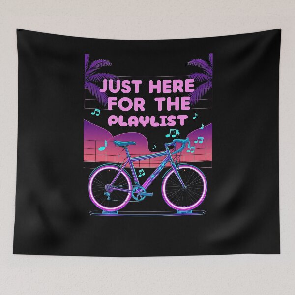 Item preview, Just Here For The Playlist Indoor Cycling designed and sold by DomTeesHaven.