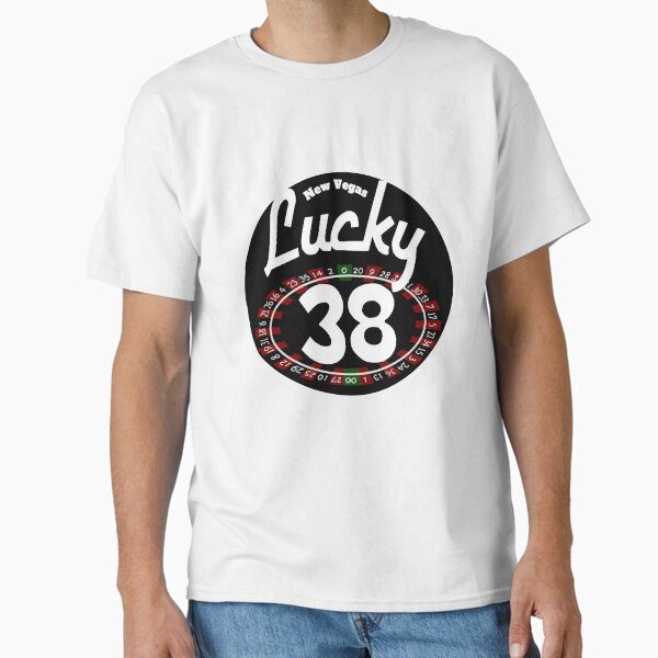 Vista previa del artículo con la obra «Lucky 38 (Fallout)», diseñado y vendido por NuclearWisdom.