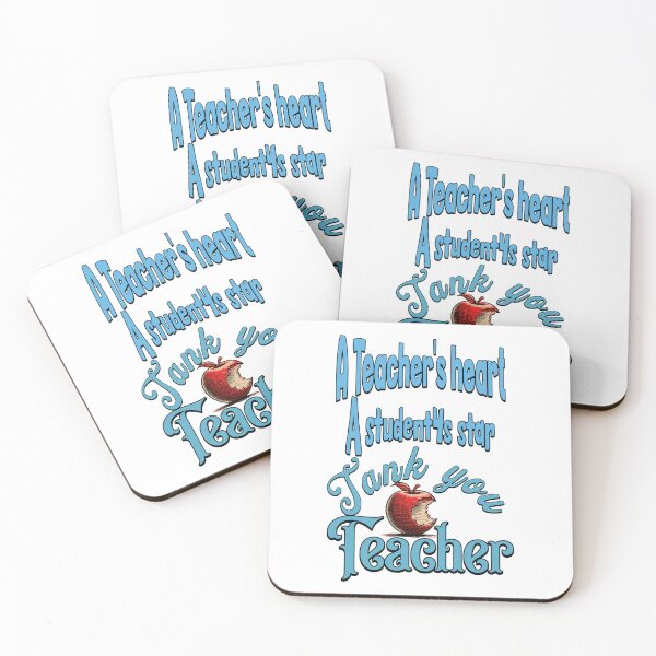 Item preview, A Teacher's Heart, A Student's Star Thank You Teacher designed and sold by ArtDesignTp.