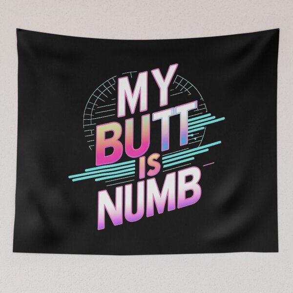 Item preview, My Butt Is Numb Indoor Cycling designed and sold by DomTeesHaven.