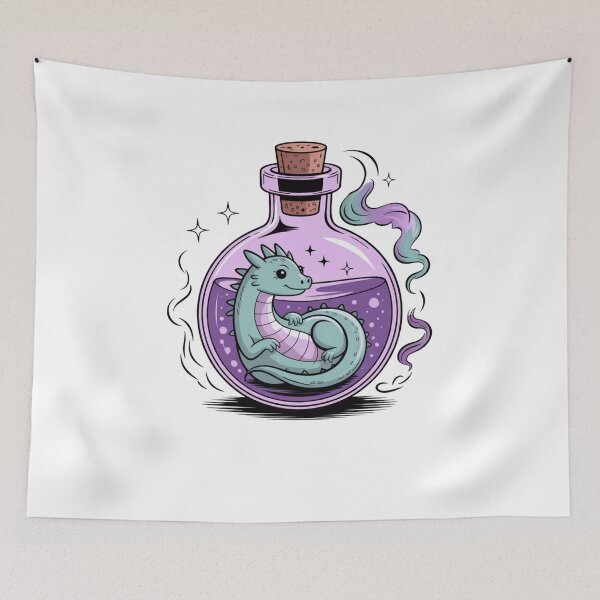 Item preview,  Dragon in a Bottle designed and sold by Mateusz Majcherek.