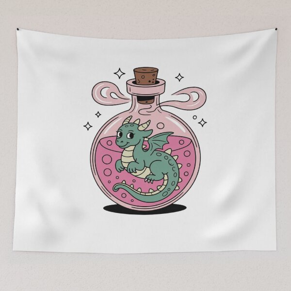 Item preview, Dragon in a Bottle designed and sold by Mateusz Majcherek.