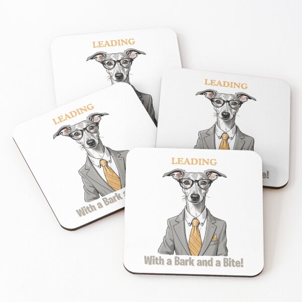 Item preview, CEO Cartoon with Whippet Dog Design – Funny and Unique Dog and Owner Artwork – CEO Gift – Pet Humor designed and sold by KoraTalks.