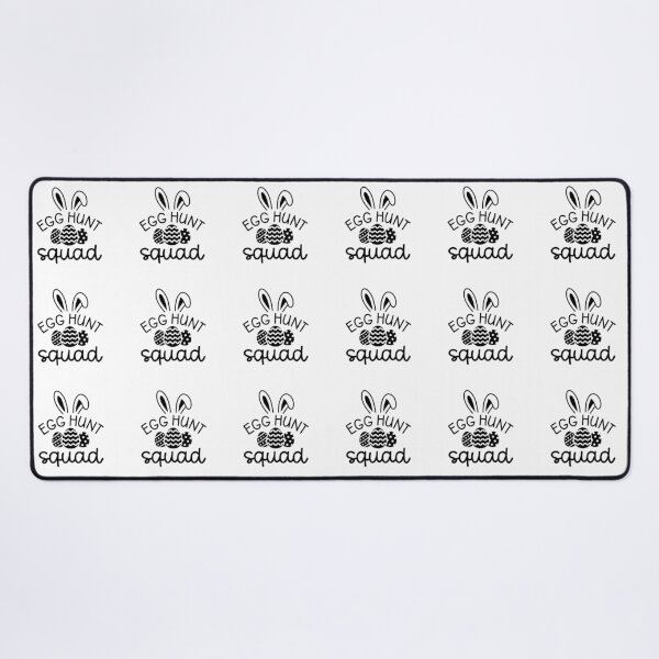 Item preview, Egg Hunt Squad with Bunny Ears and Patterned Eggs Sticker designed and sold by BubiStudio.
