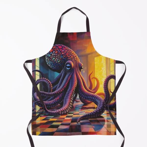 Item preview, Octopus in Mosaic Light designed and sold by HabitableMoons.