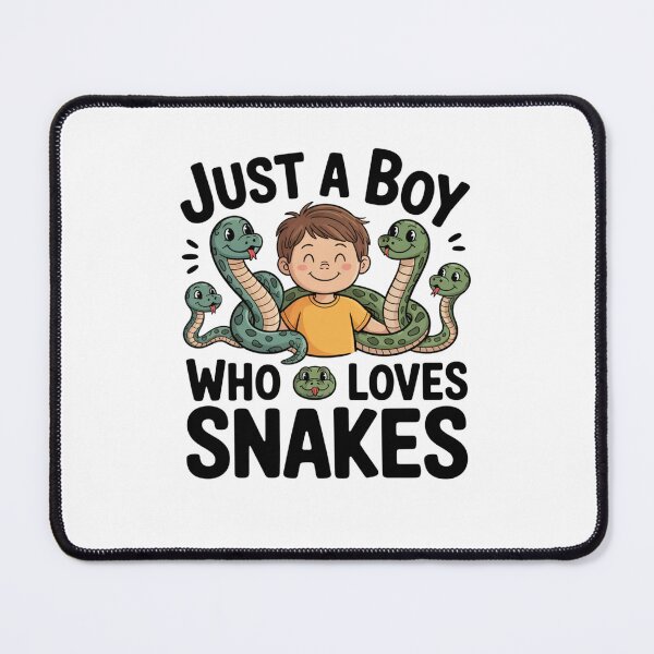 Item preview, Just a boy who loves snakes designed and sold by Mateusz Majcherek.