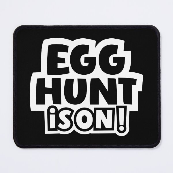 Item preview, Egg Hunt Is On Bold Text Sticker designed and sold by BubiStudio.