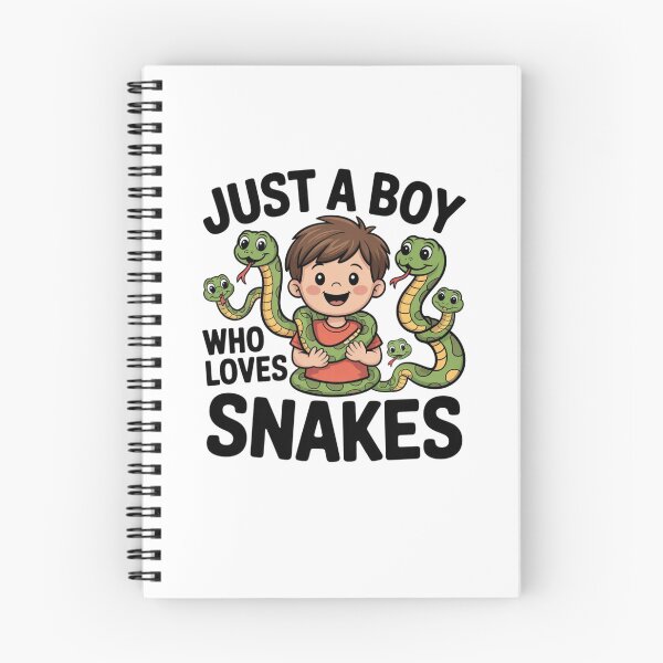 Item preview, Just a boy who loves snakes designed and sold by Mateusz Majcherek.